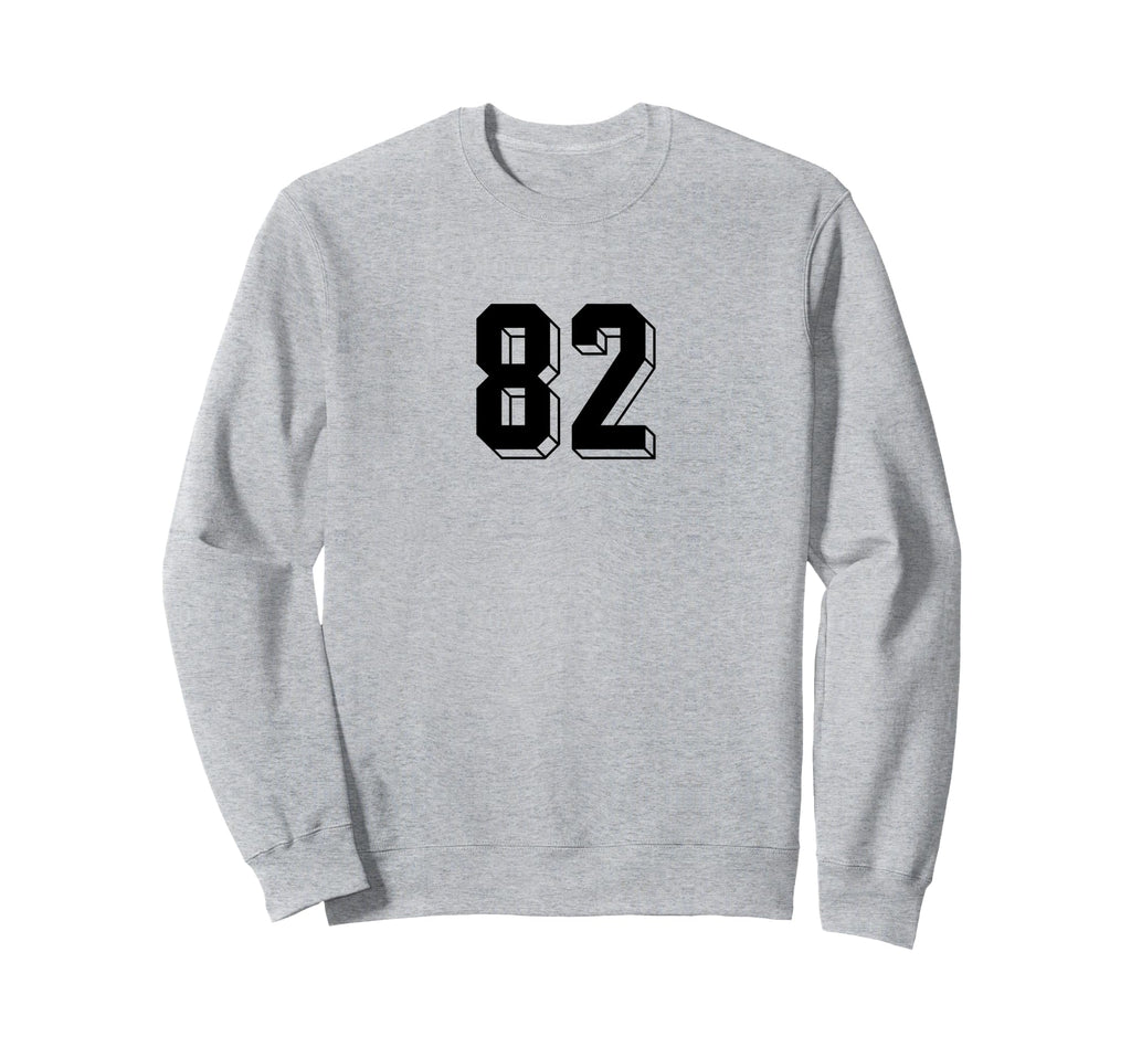 Number 82 80S 90S Soccer Team Jersey Sweatshirt - Graphic Print Unisex - T-Shirt, Sweatshirt, Hoodie