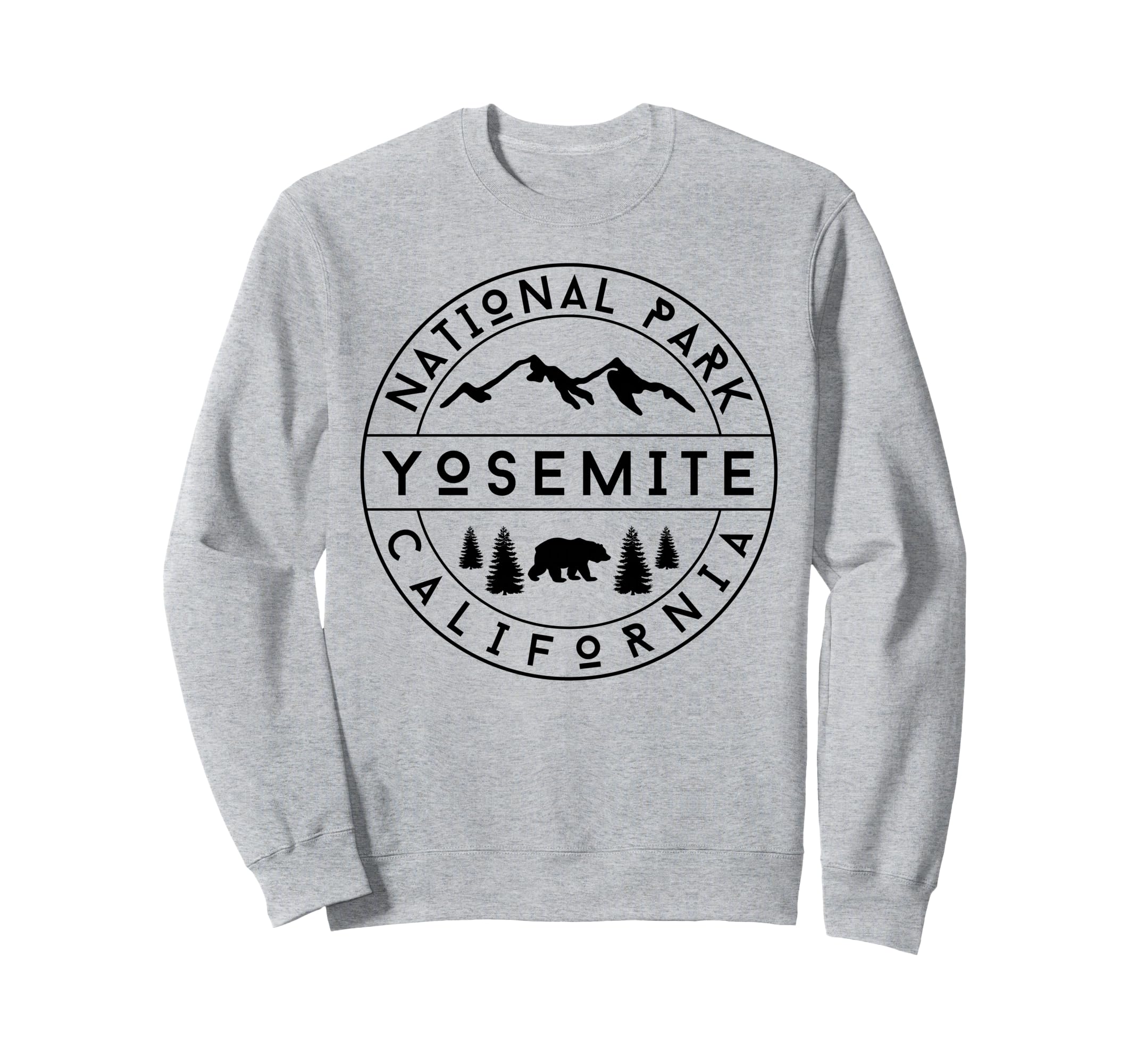 Yosemite National Park California Usa Hoodie - Minimalist Print Unisex - T-Shirt, Sweatshirt, Hoodie