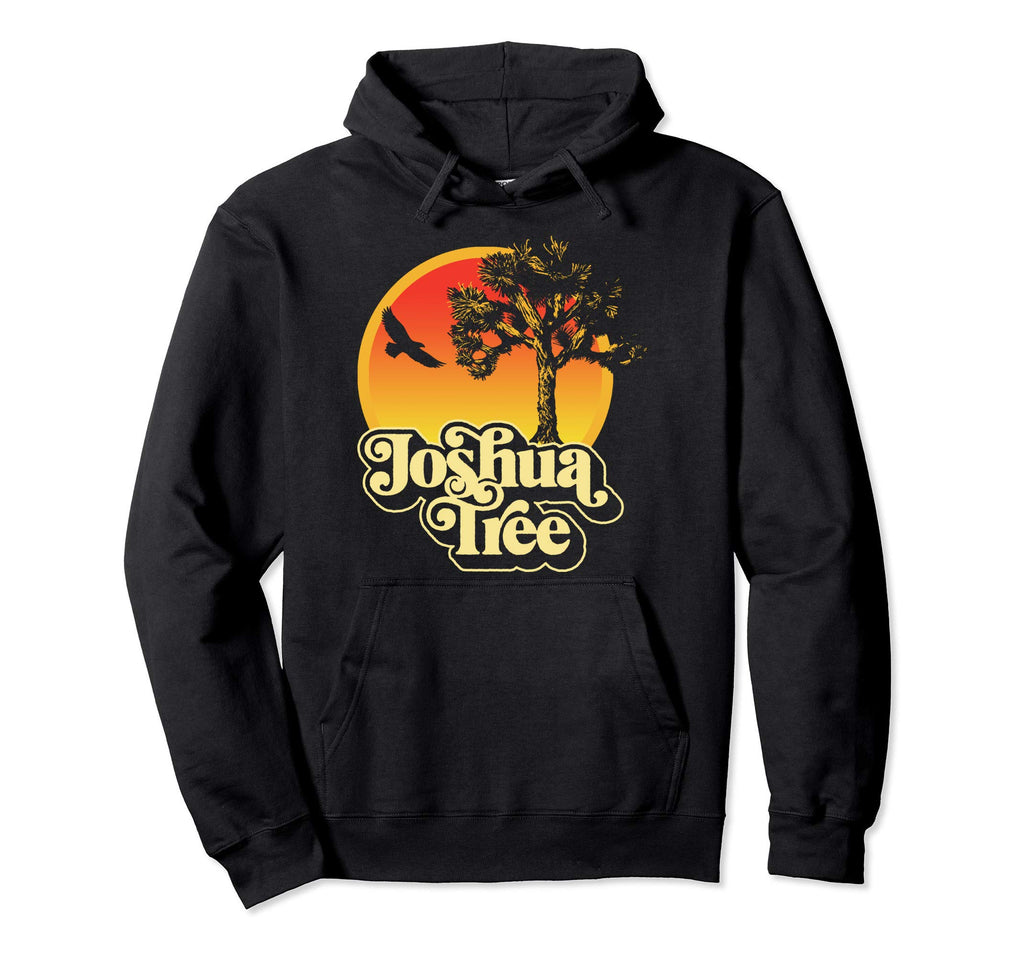 Joshua Tree National Park 80S Vibe Hoodie - Custom Art Print for Adults - T-Shirt, Sweatshirt, Hoodie