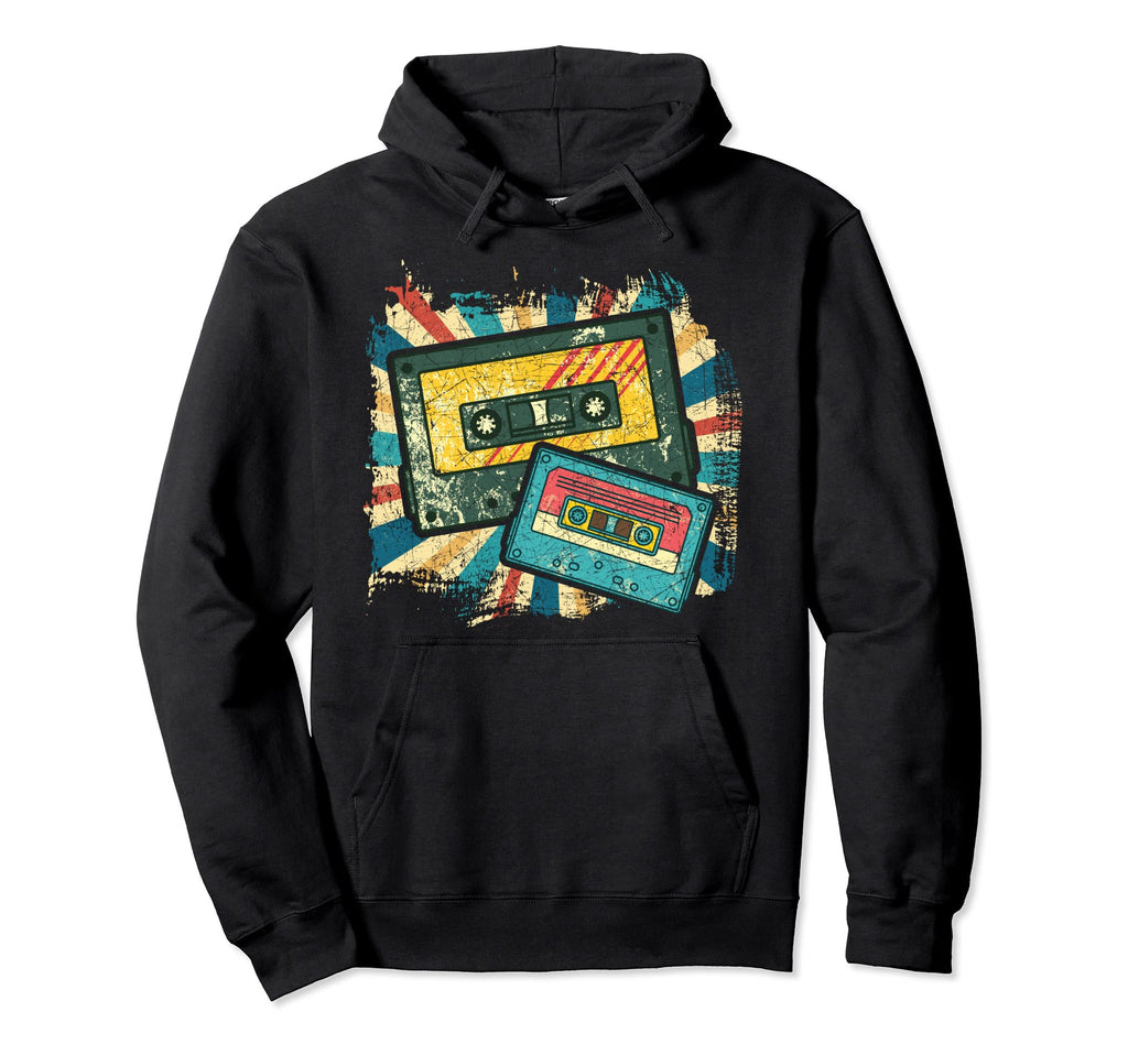 Eighties Generation Mixtape 1980S Music Hoodie - Trendy Graphic Unisex - T-Shirt, Sweatshirt, Hoodie