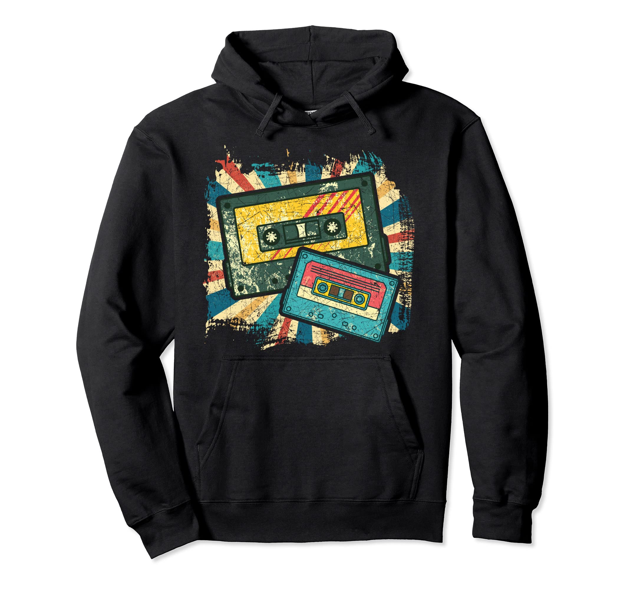 Eighties Generation Mixtape 1980S Music Hoodie - Trendy Graphic Unisex - T-Shirt, Sweatshirt, Hoodie