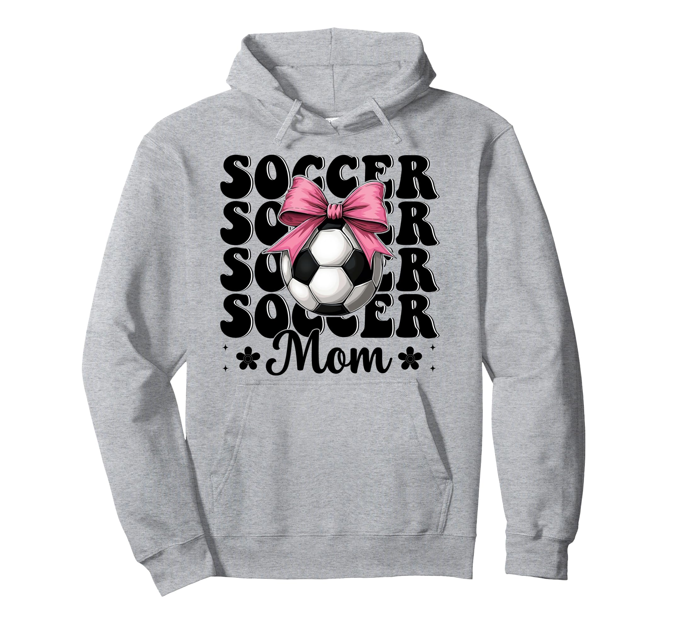 Soccer Mom Soccer Mama Mothers Day Coquette Hoodie - Unique Graphic Unisex - T-Shirt, Sweatshirt, Hoodie