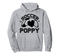 Soccer Poppy Funny Ball Poppy Hoodie - Minimalist Print Men Women - T-Shirt, Sweatshirt, Hoodie