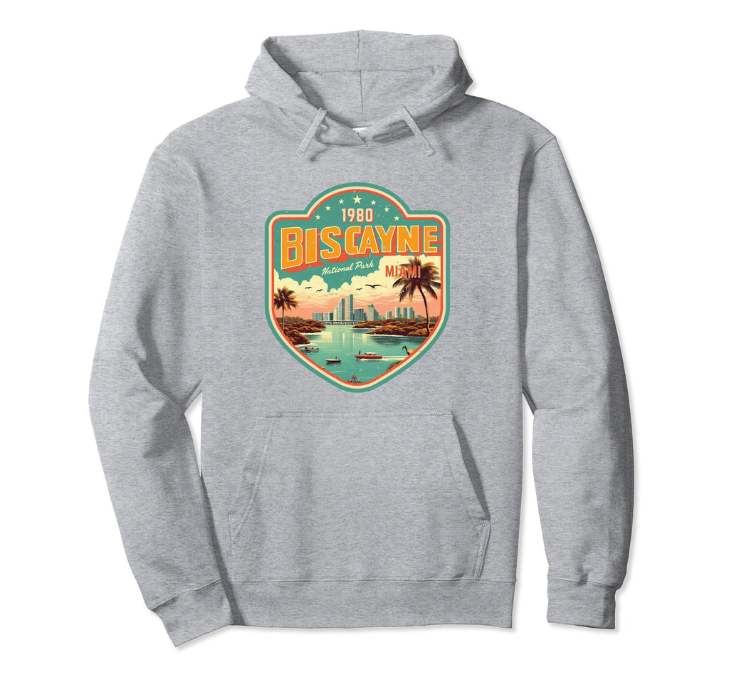 Biscayne National Park Miami Badge Hoodie - Unique Graphic for Adults - T-Shirt, Sweatshirt, Hoodie