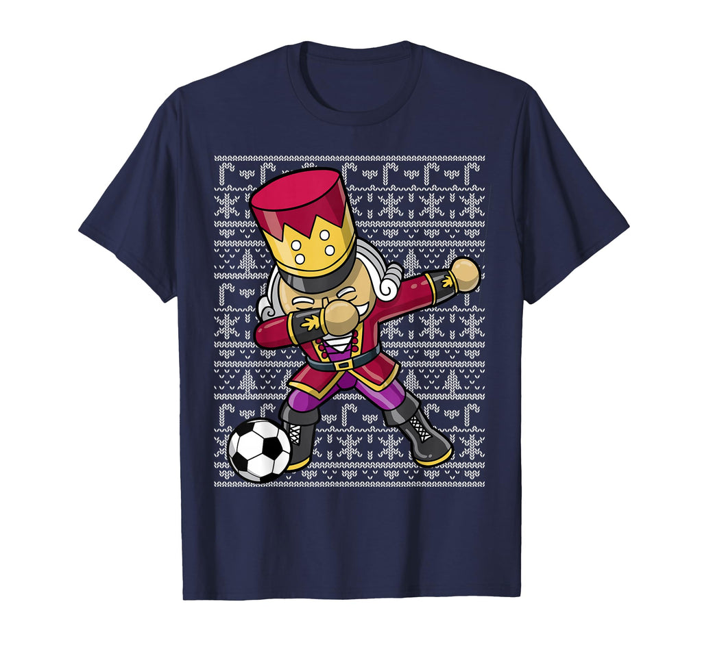 Dabbing Nutcracker Soccer Player Coach T-Shirt - Novelty Apparel for Adults - T-Shirt, Sweatshirt, Hoodie