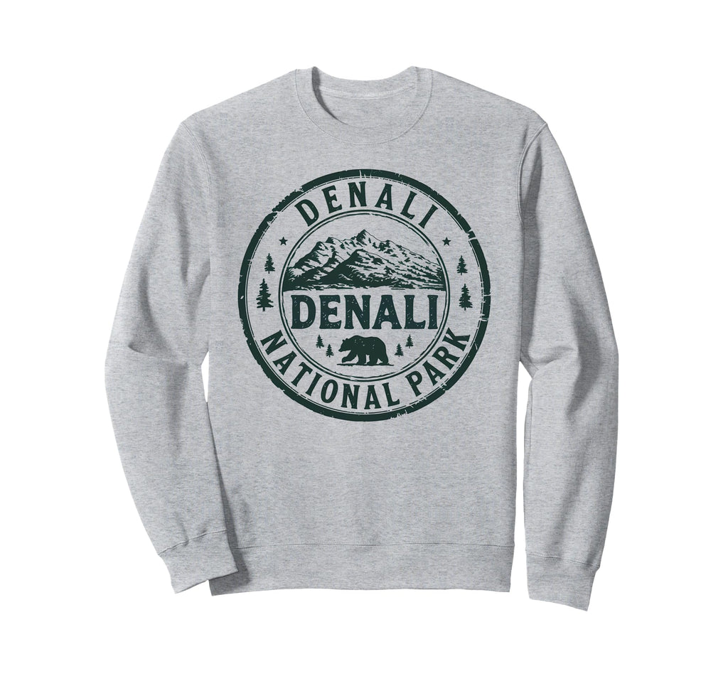 Denali Est 1917 Alaska National Sweatshirt - Aesthetic Graphic Men Women - T-Shirt, Sweatshirt, Hoodie