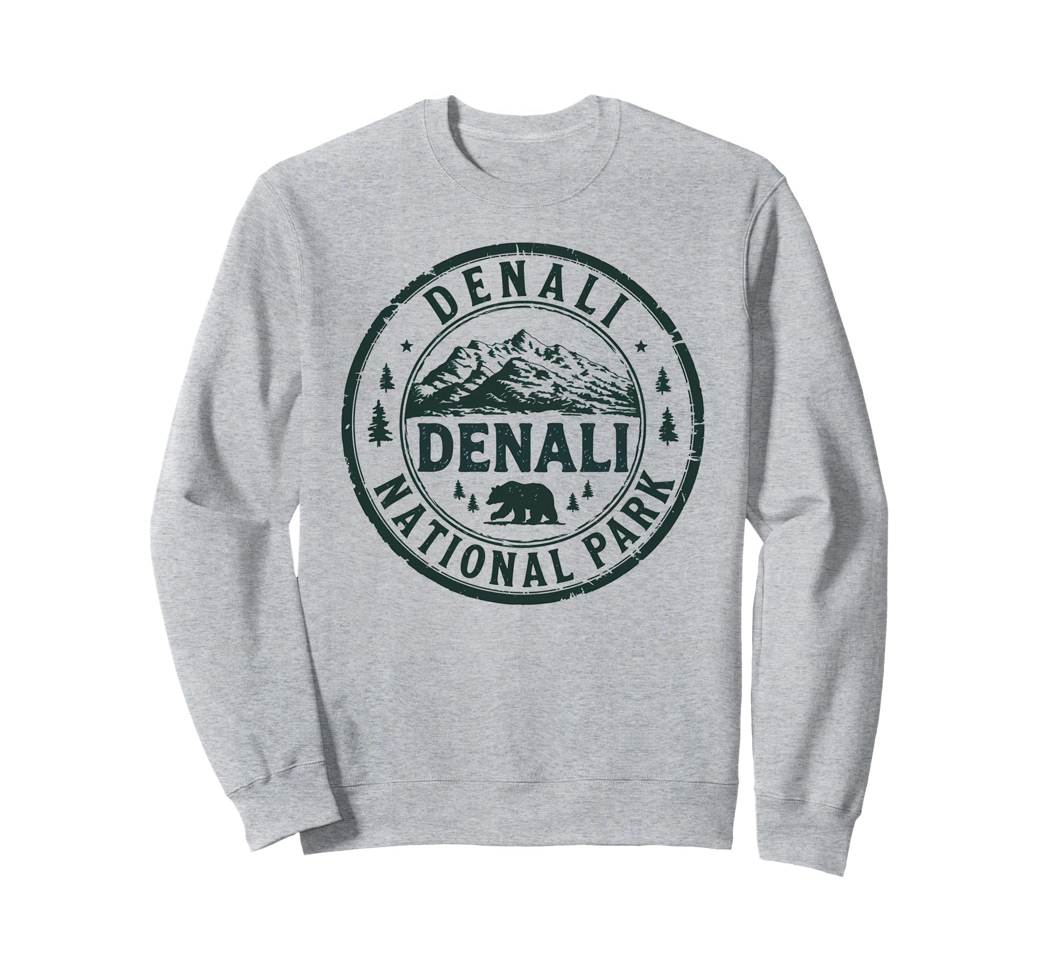 Denali Est 1917 Alaska National Sweatshirt - Aesthetic Graphic Men Women - T-Shirt, Sweatshirt, Hoodie