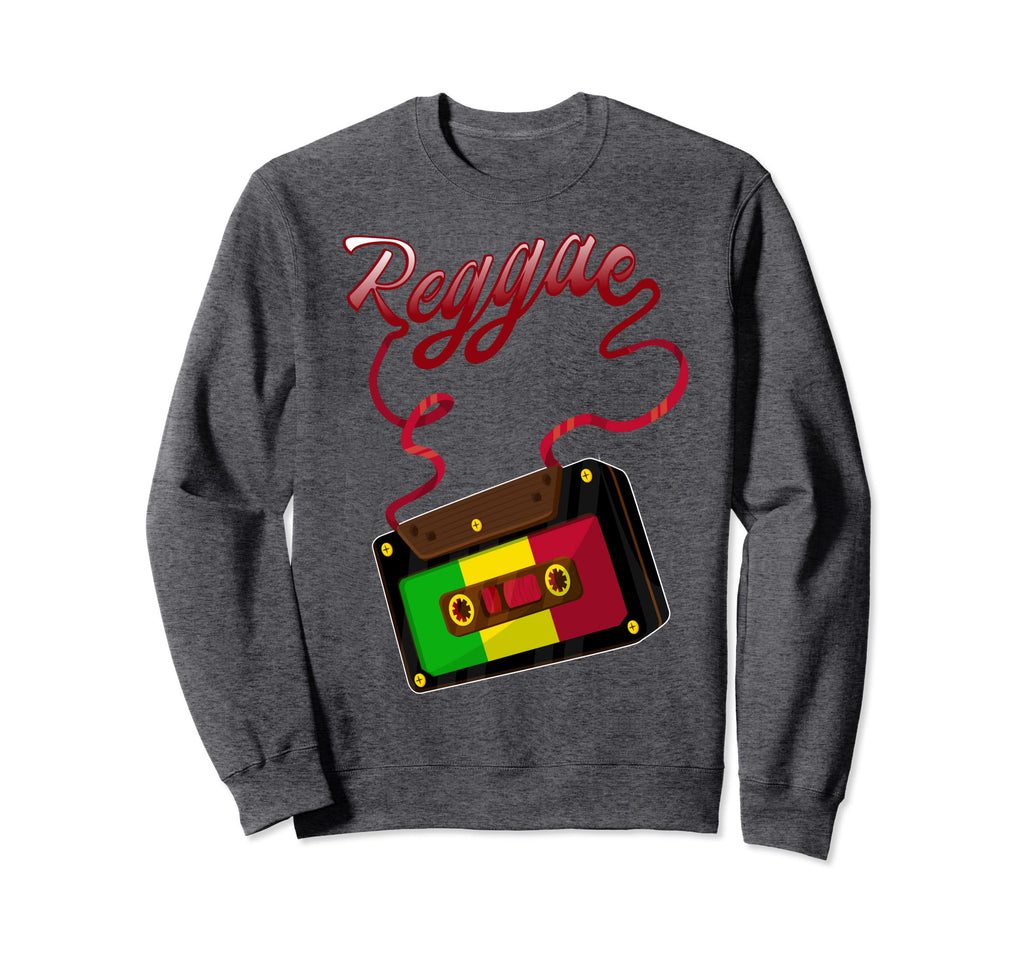 Reggae Music Cassette Tape Sweatshirt - Casual Everyday Wear Men Women - T-Shirt, Sweatshirt, Hoodie