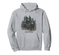 Montana Outdoors Bear Hoodie - Novelty Apparel for Adults - T-Shirt, Sweatshirt, Hoodie