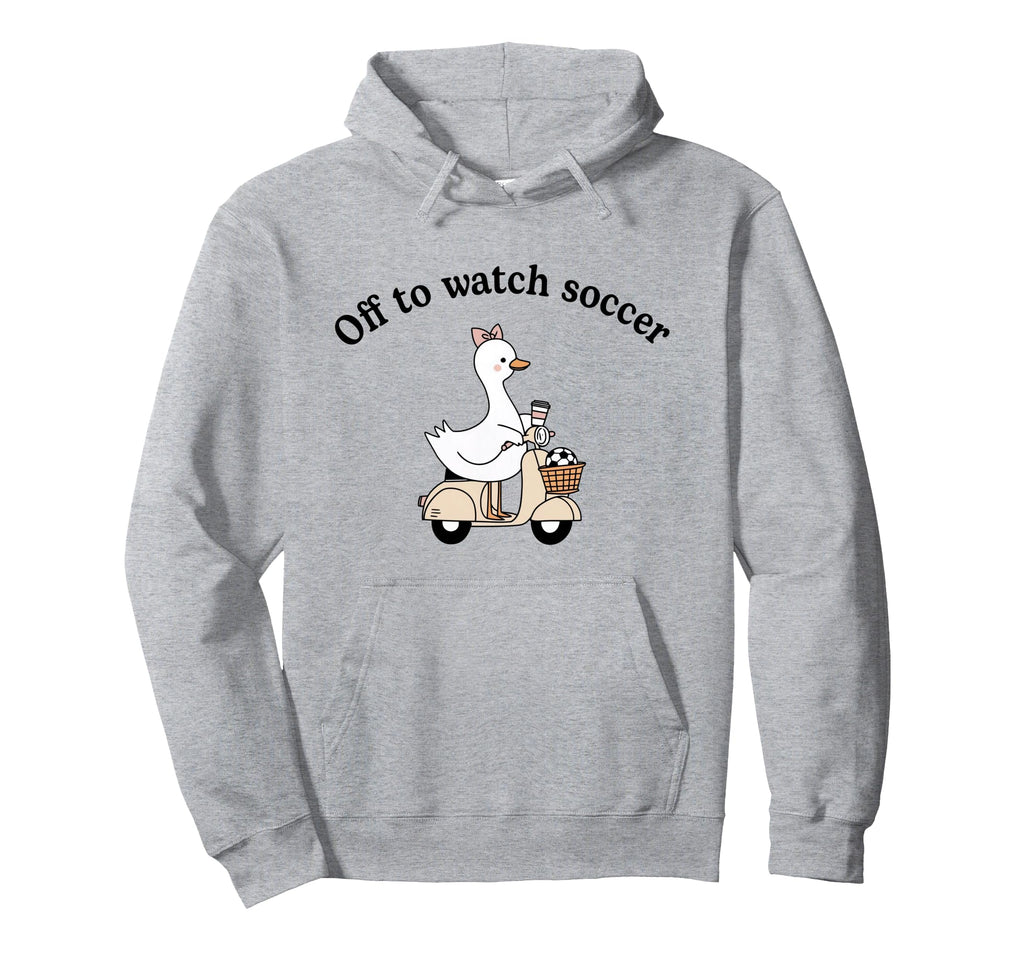 Soccer Mom Off To Watch Soccer Goose Mama Hoodie - Graphic Print Men Women - T-Shirt, Sweatshirt, Hoodie