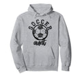Soccer Aunt Leopard Cheetah Trendy Hoodie - Graphic Print for Adults - T-Shirt, Sweatshirt, Hoodie