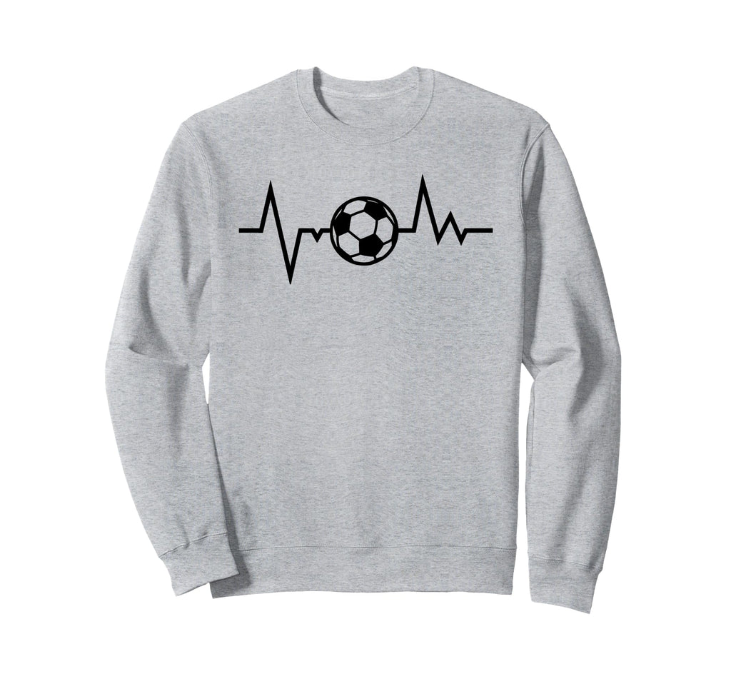 Soccer Heartbeat Funny Soccer Sweatshirt - Streetwear Style Men Women - T-Shirt, Sweatshirt, Hoodie