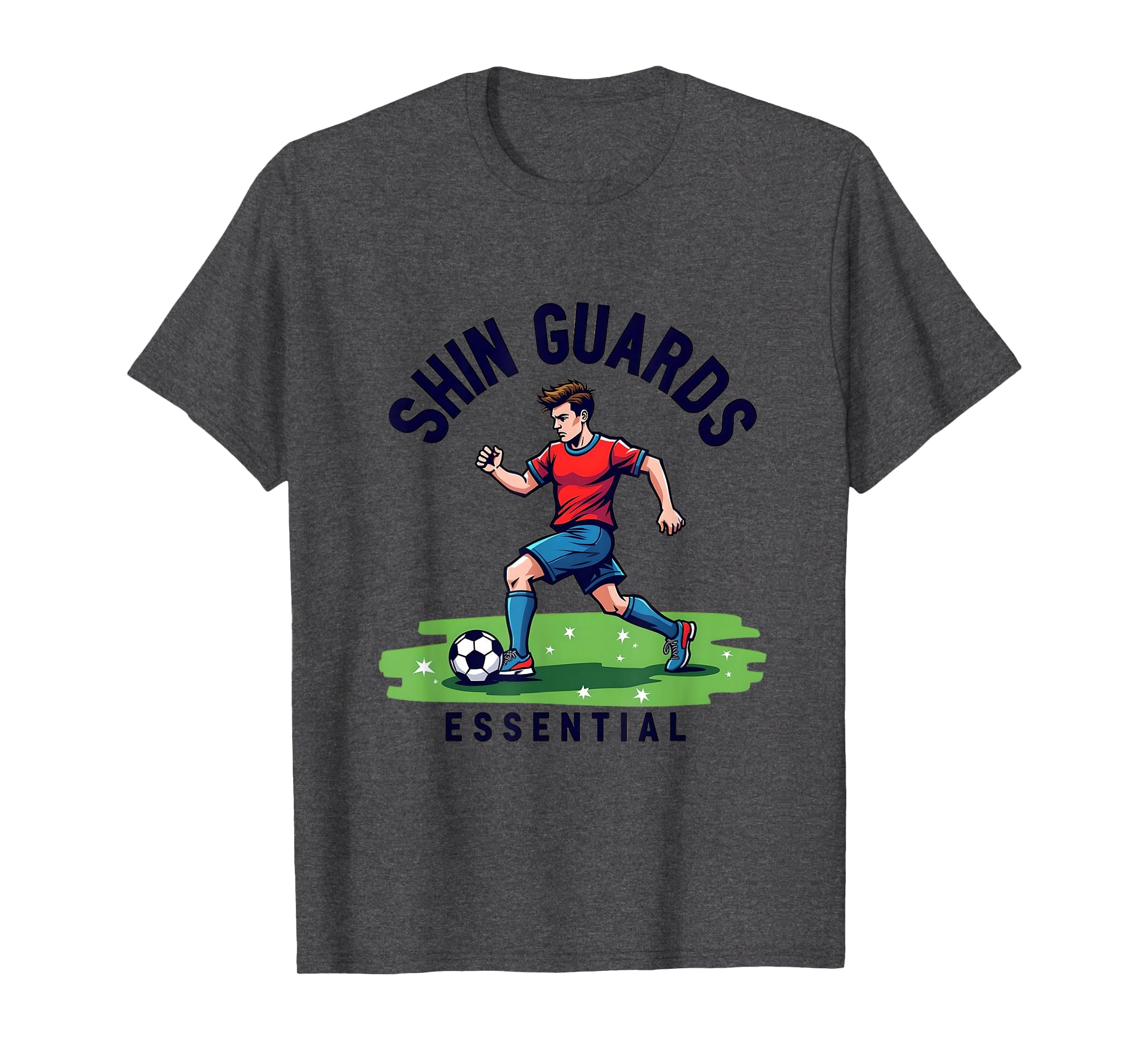 Shin Guards Soccer T-Shirt - Aesthetic Graphic Men Women - T-Shirt, Sweatshirt, Hoodie