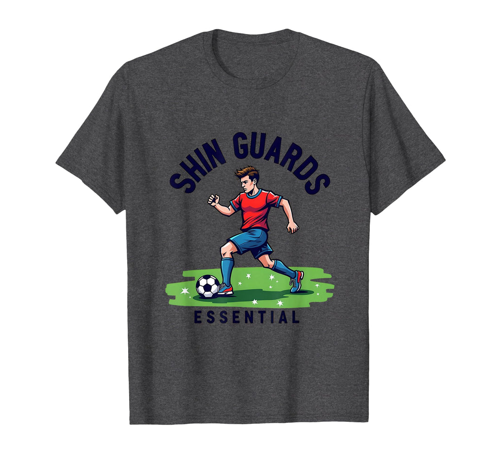 Shin Guards Soccer T-Shirt - Minimalist Print for Adults - T-Shirt, Sweatshirt, Hoodie