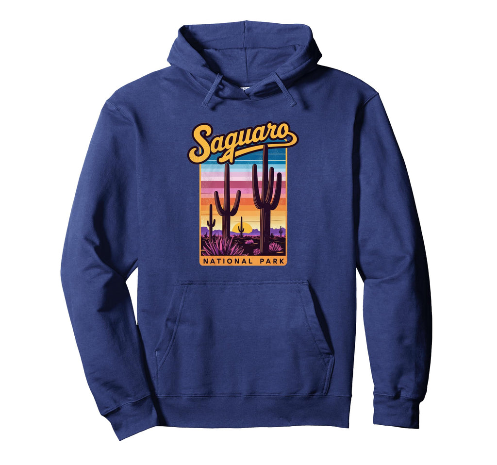 Saguaro National Park Sunset Landscape Hoodie - Streetwear Style for Adults - T-Shirt, Sweatshirt, Hoodie