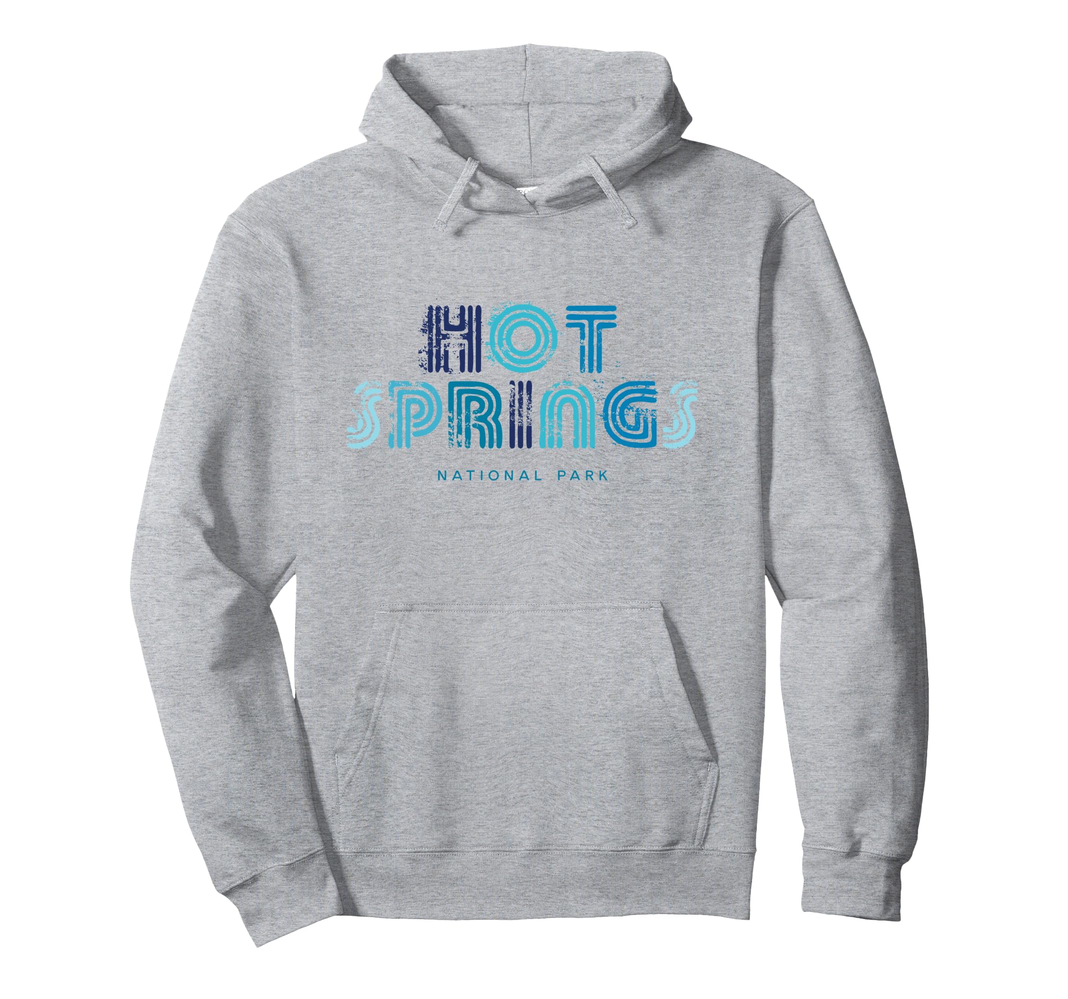 Hot Springs National Park 70S 80S Type Hoodie - Minimalist Print Unisex - T-Shirt, Sweatshirt, Hoodie