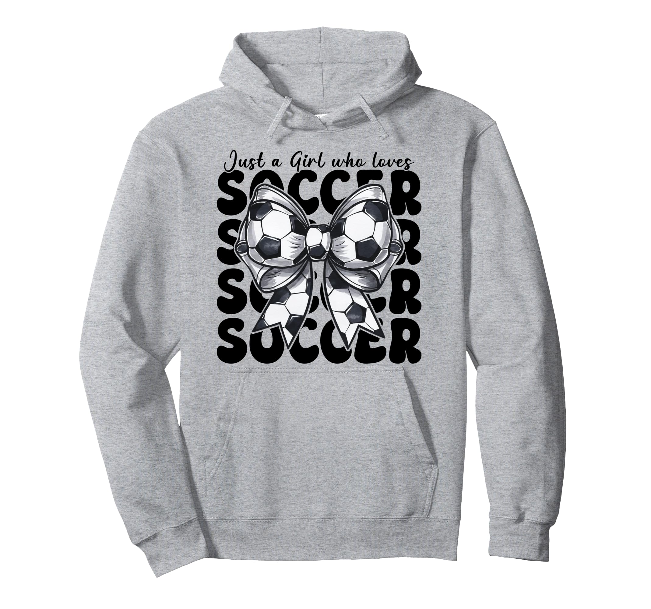 Just Who Loves Soccer Mom Coquette Bow Hoodie - Streetwear Style Unisex - T-Shirt, Sweatshirt, Hoodie