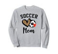 Soccer Mom Leopard Heart Sweatshirt - Novelty Apparel for Adults - T-Shirt, Sweatshirt, Hoodie