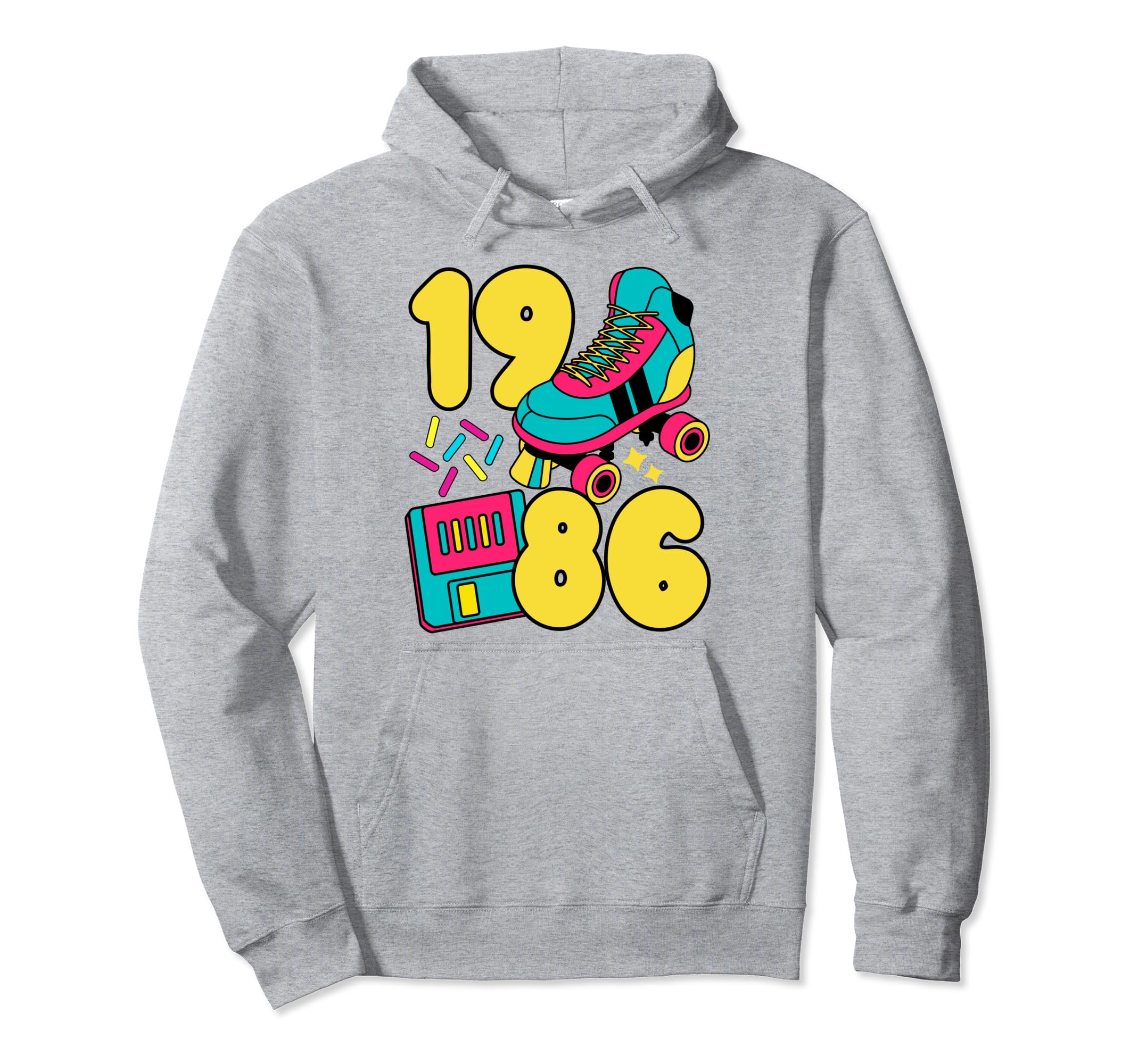 1986 Slow Tec 80S Candy Roller Rink Hoodie - Novelty Apparel Men Women - T-Shirt, Sweatshirt, Hoodie