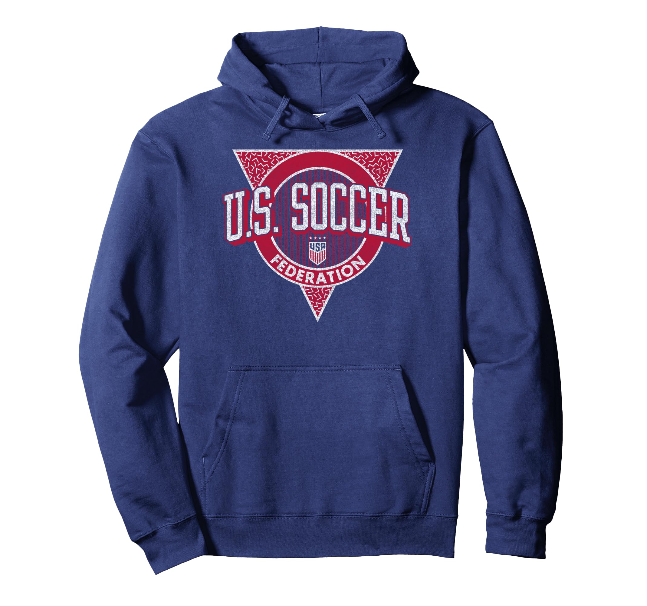U S Soccer Triblock Navy Uswnt Hoodie - Aesthetic Graphic Men Women - T-Shirt, Sweatshirt, Hoodie