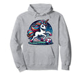 Footballer Unicorn Fans Soccer Team Hoodie - Casual Everyday Wear Unisex - T-Shirt, Sweatshirt, Hoodie