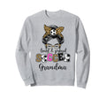 Loud And Proud Soccer Grandma Messy Sweatshirt - Graphic Print Men Women - T-Shirt, Sweatshirt, Hoodie