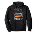 Funny 90S Vibe Party Compact Cassette Hoodie - Minimalist Print Men Women - T-Shirt, Sweatshirt, Hoodie