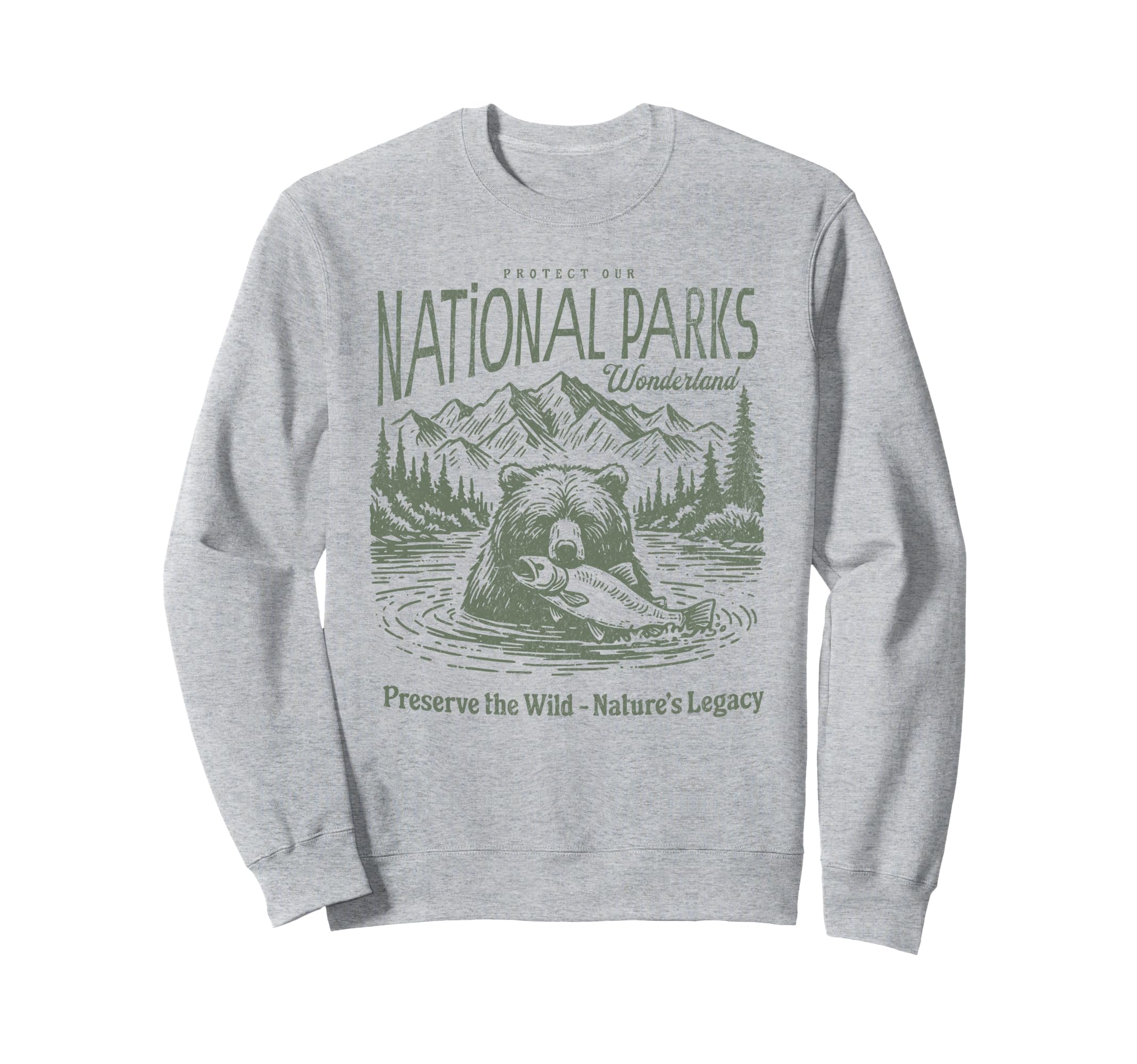 Protect National Parks Defend Sweatshirt - Fun Novelty Design Men Women - T-Shirt, Sweatshirt, Hoodie