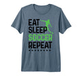 Eat Sleep Soccer Repeat Soccer Sports T-Shirt - Custom Art Print Unisex - T-Shirt, Sweatshirt, Hoodie