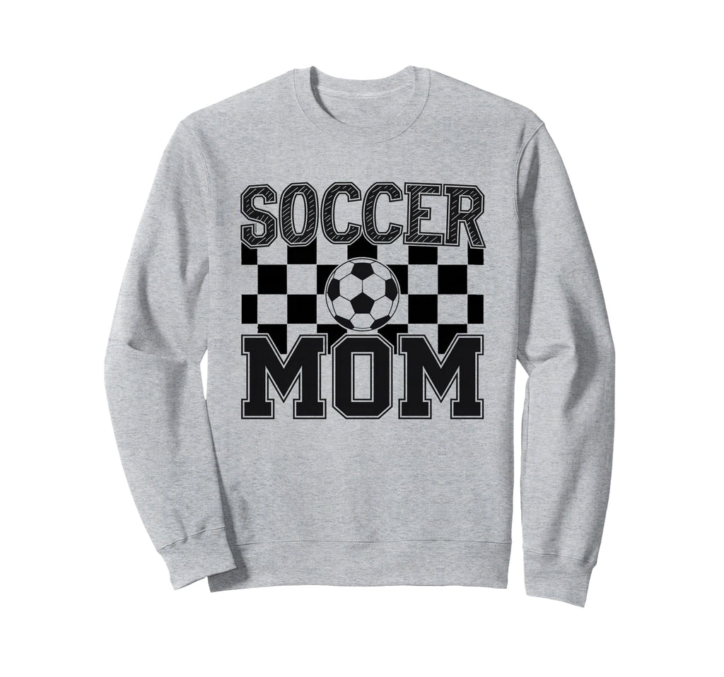 Groovy Soccer Mom Mother Soccer Mom Sweatshirt - Trendy Graphic Men Women - T-Shirt, Sweatshirt, Hoodie