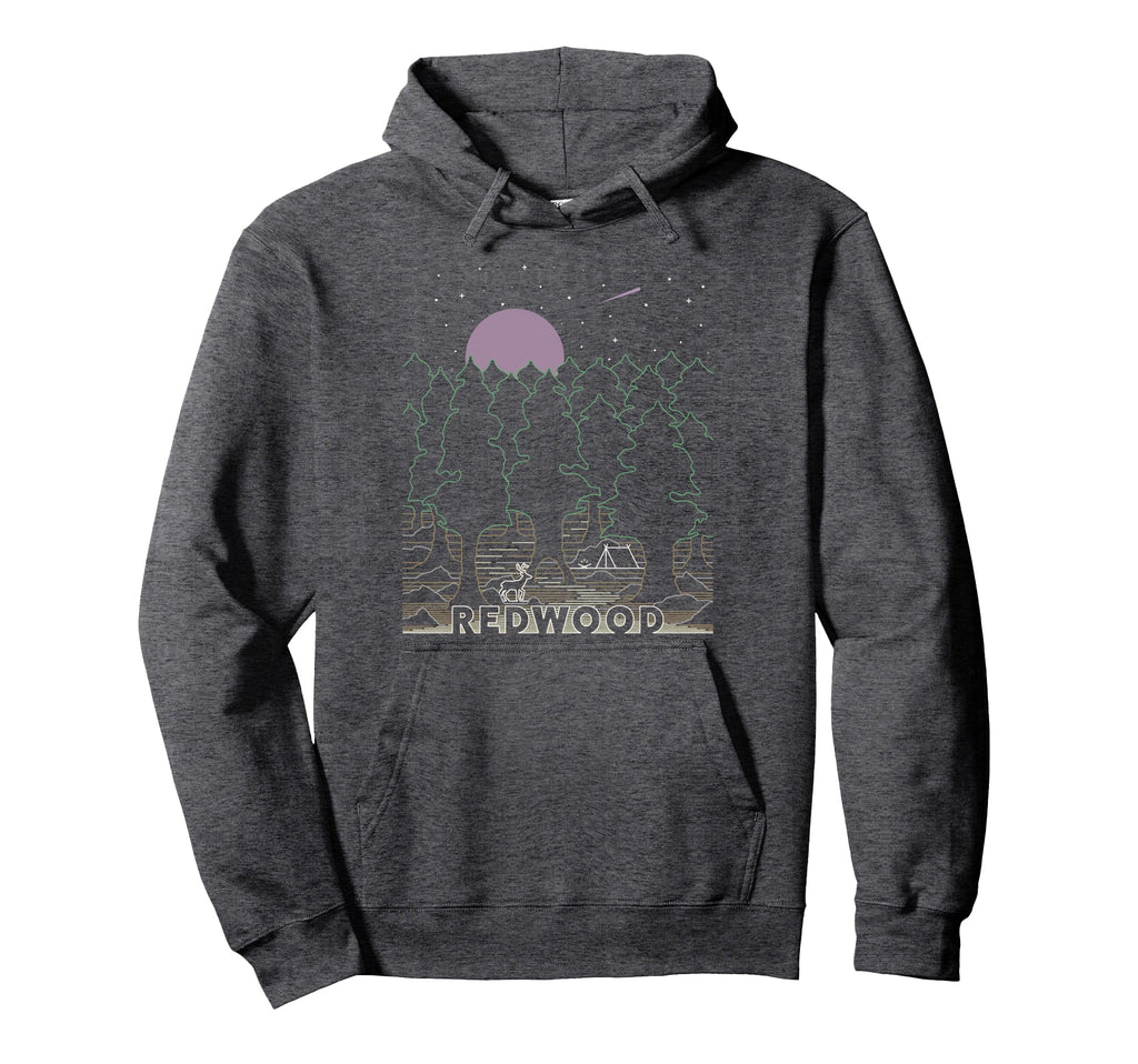 Redwood National Park California Hoodie - Custom Art Print Men Women - T-Shirt, Sweatshirt, Hoodie