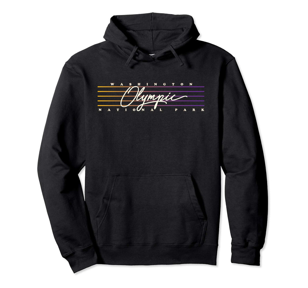 Olympic National Park Hoodie - Minimalist Print Men Women - T-Shirt, Sweatshirt, Hoodie