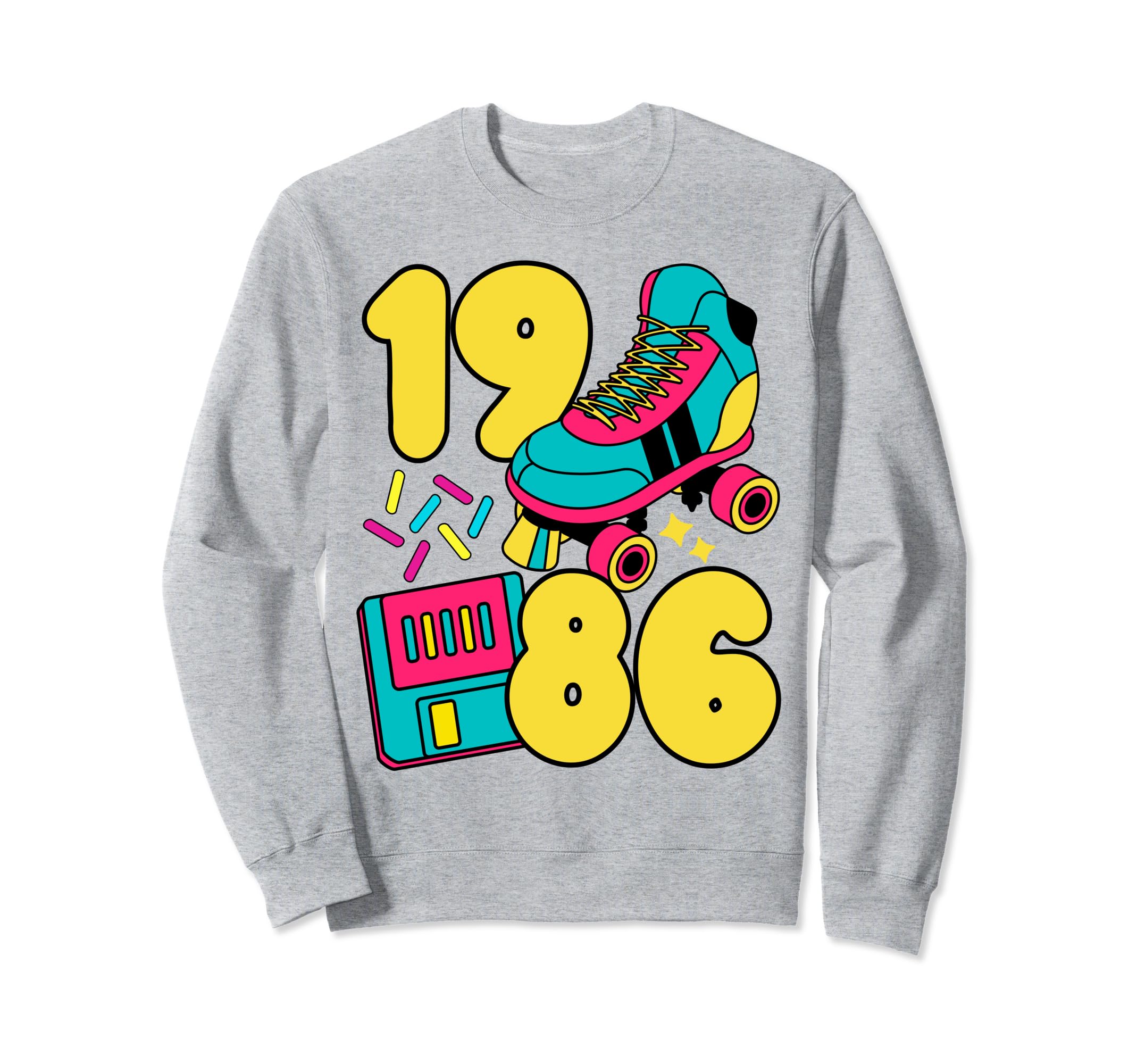1986 Slow Tec 80S Candy Roller Sweatshirt - Casual Everyday Wear Men Women - T-Shirt, Sweatshirt, Hoodie