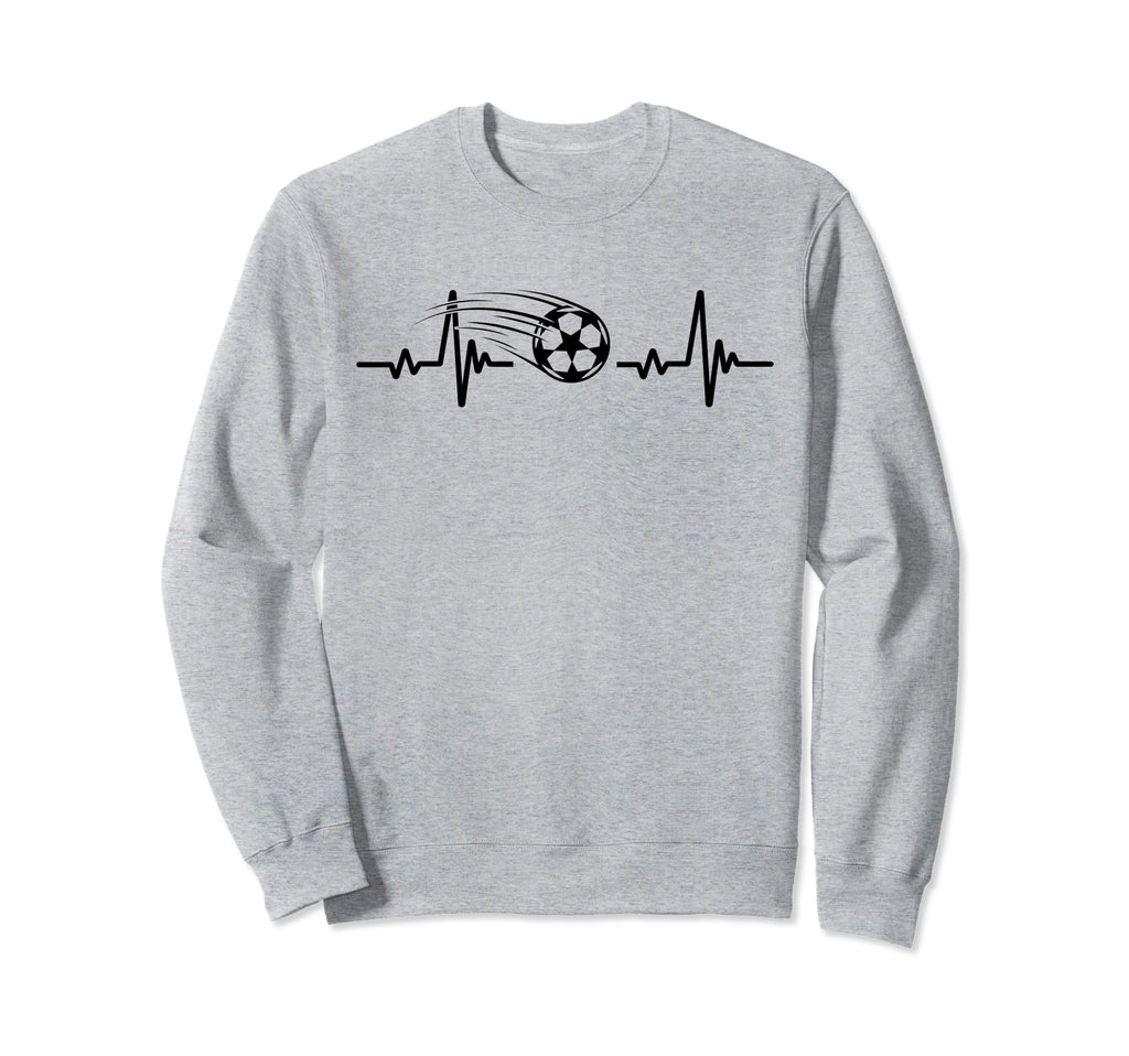 Soccer Heartbeat Tees Soccer Ball Sweatshirt - Trendy Graphic Unisex - T-Shirt, Sweatshirt, Hoodie