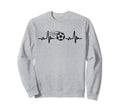 Soccer Heartbeat Tees Soccer Ball Sweatshirt - Trendy Graphic Unisex - T-Shirt, Sweatshirt, Hoodie