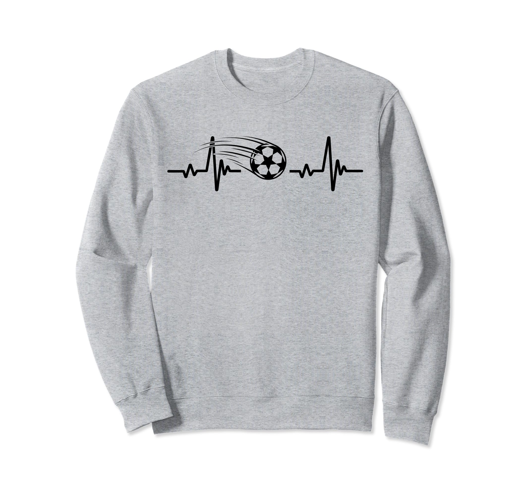 Soccer Heartbeat Tees Soccer Ball Sweatshirt - Trendy Graphic Unisex - T-Shirt, Sweatshirt, Hoodie
