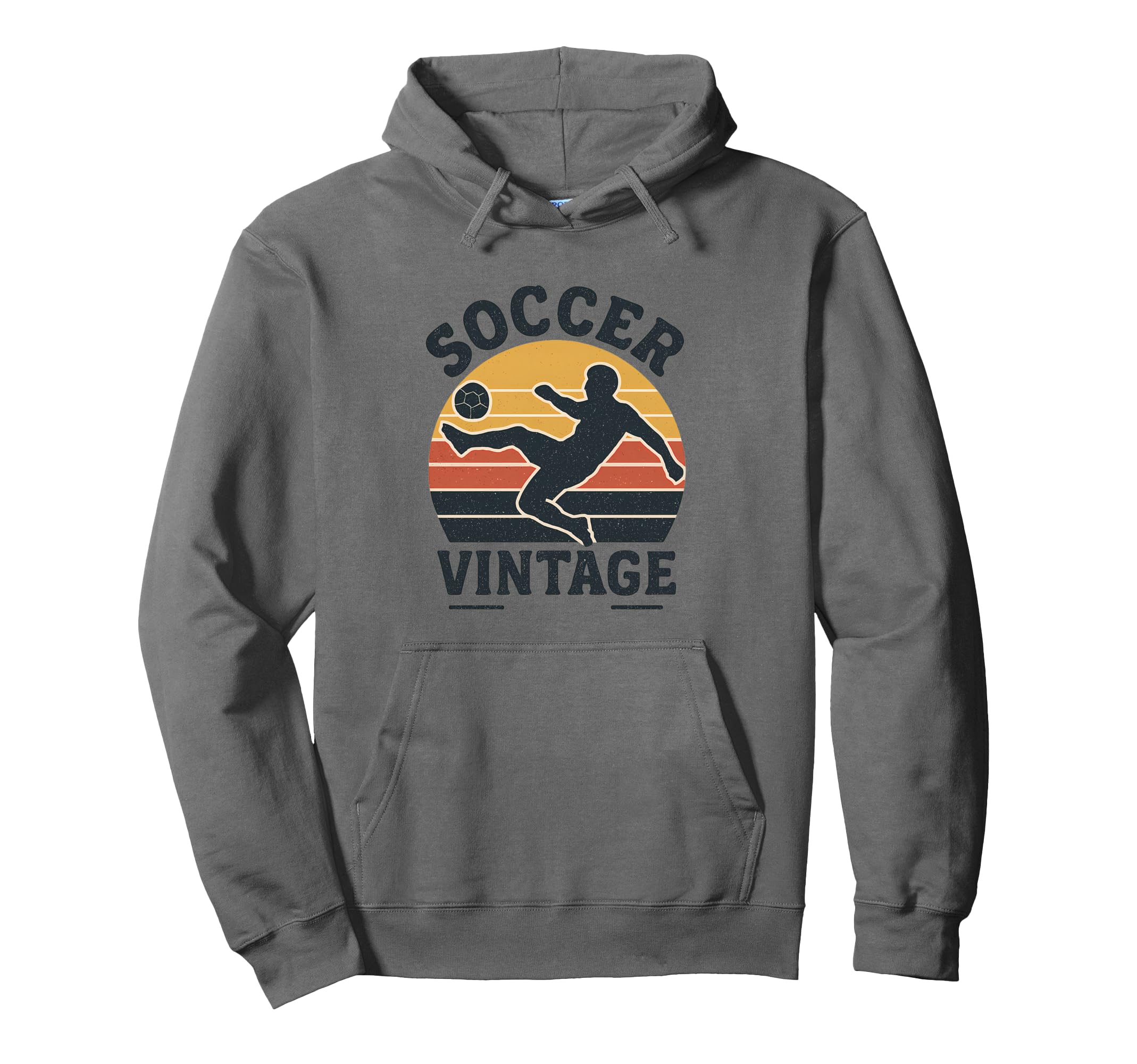 Soccer Silhouette Hoodie - Aesthetic Graphic Men Women - T-Shirt, Sweatshirt, Hoodie