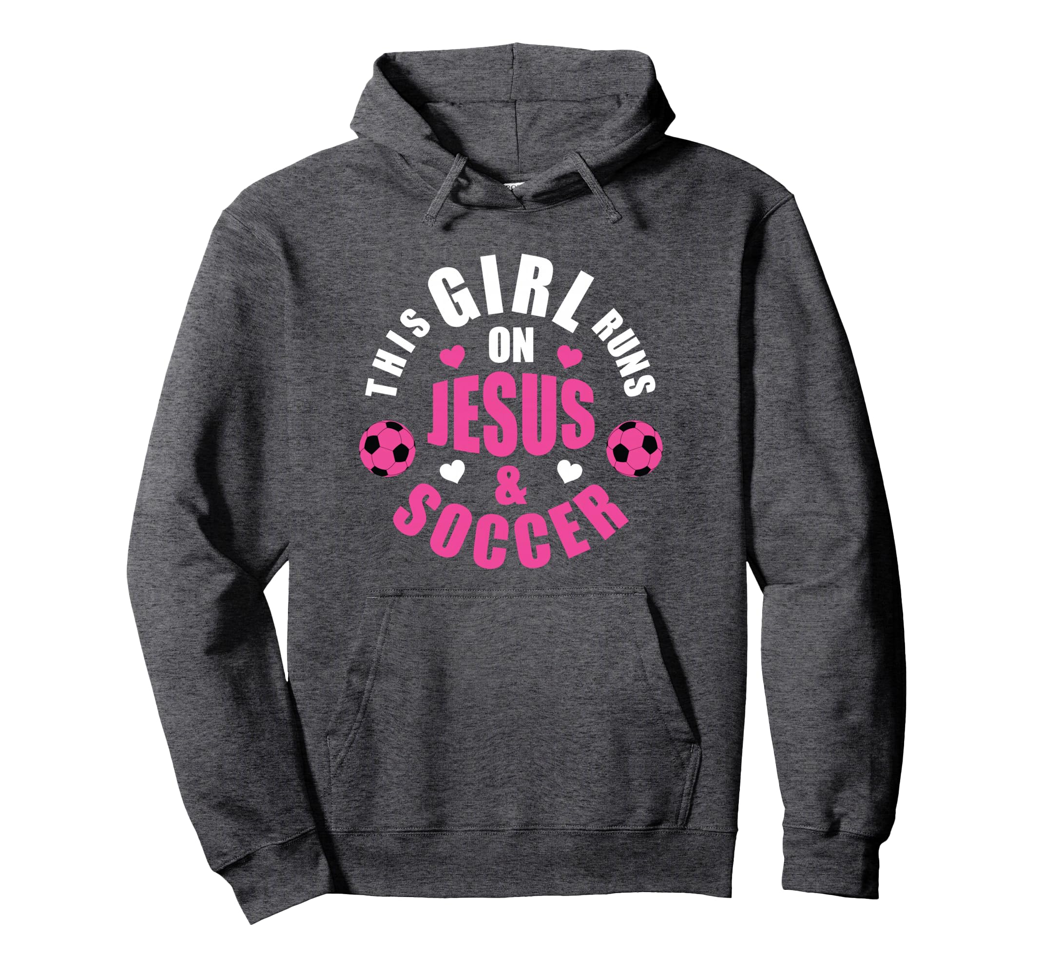 This Runs Jesus And Soccer Gifts Hoodie - Graphic Print for Adults - T-Shirt, Sweatshirt, Hoodie