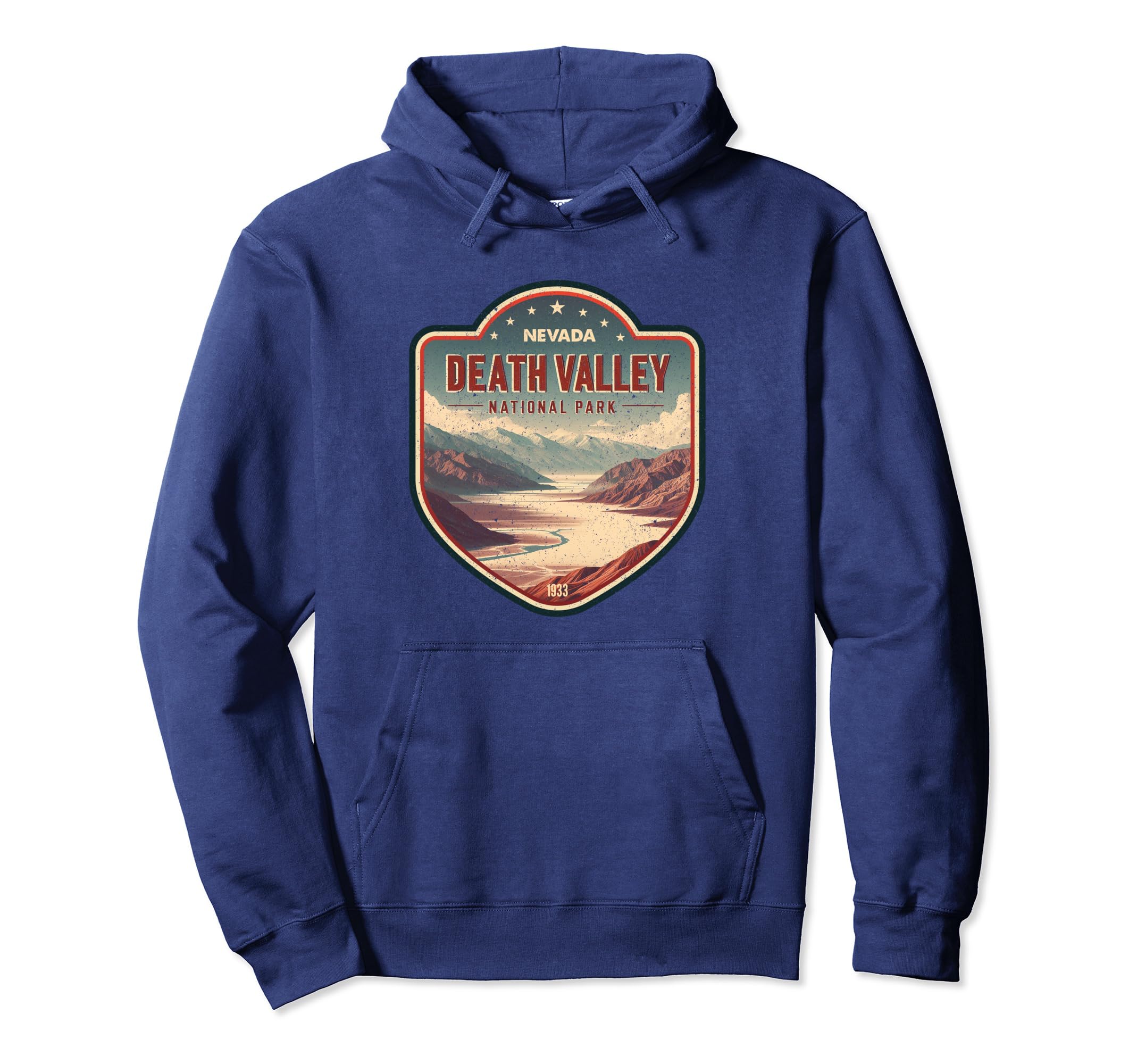 Death Valley National Park Badge Hoodie - Custom Art Print for Adults - T-Shirt, Sweatshirt, Hoodie