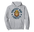 Bigfoot Protect Our Forests National Park Hoodie - Novelty Apparel Unisex - T-Shirt, Sweatshirt, Hoodie