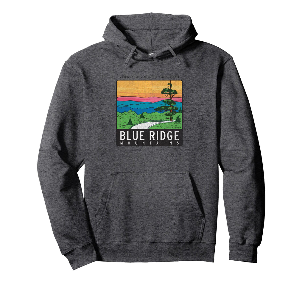 Blue Ridge Mountains National Park Hoodie - Custom Art Print Unisex - T-Shirt, Sweatshirt, Hoodie