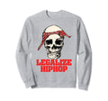 Legalize Hiphop Skull Do Rag Sweatshirt - Minimalist Print Men Women - T-Shirt, Sweatshirt, Hoodie