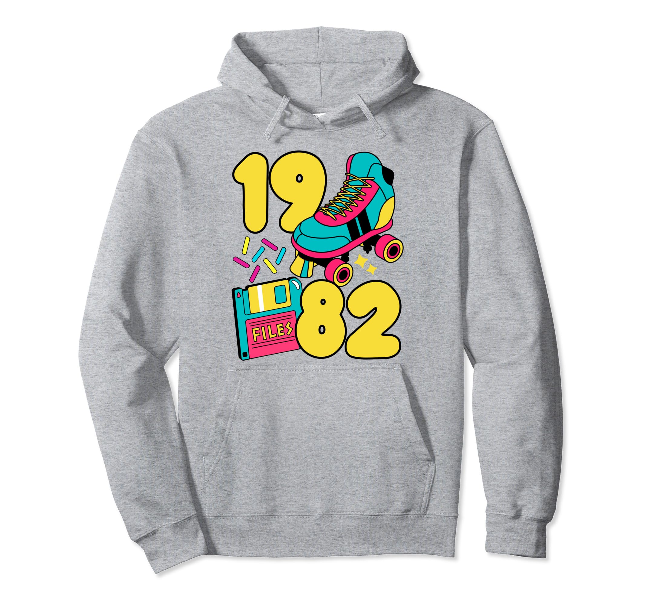 1982 Slow Tec 80S Candy Roller Rink Hoodie - Trendy Graphic Men Women - T-Shirt, Sweatshirt, Hoodie
