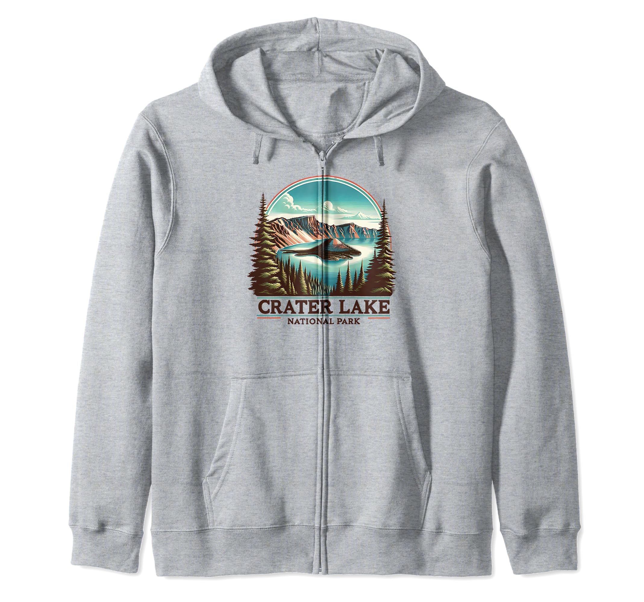 Crater Lake National Park Oregon Sweatshirt - Trendy Graphic for Adults - T-Shirt, Sweatshirt, Hoodie