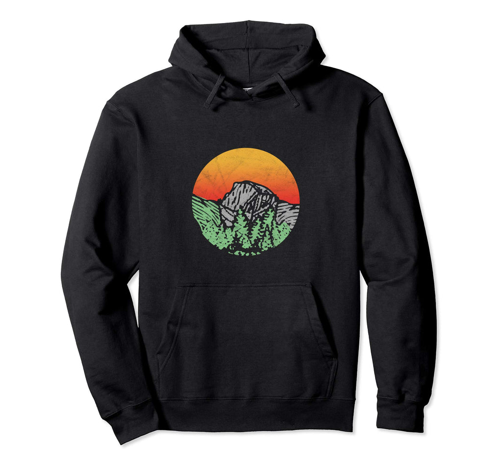 Half Dome Yosemite National Park Sunset Hoodie - Graphic Print for Adults - T-Shirt, Sweatshirt, Hoodie