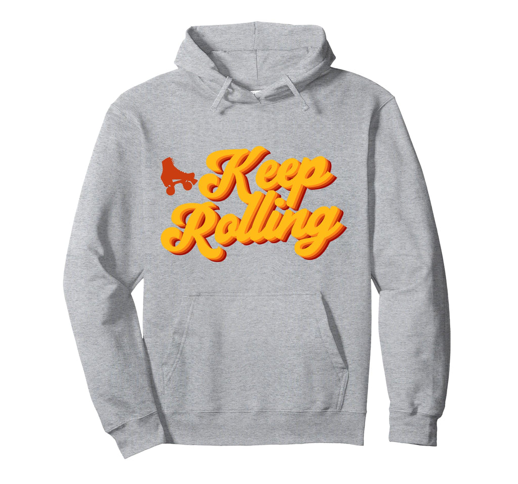 Roller Skating Skate 1970S Keep Hoodie - Aesthetic Graphic for Adults - T-Shirt, Sweatshirt, Hoodie