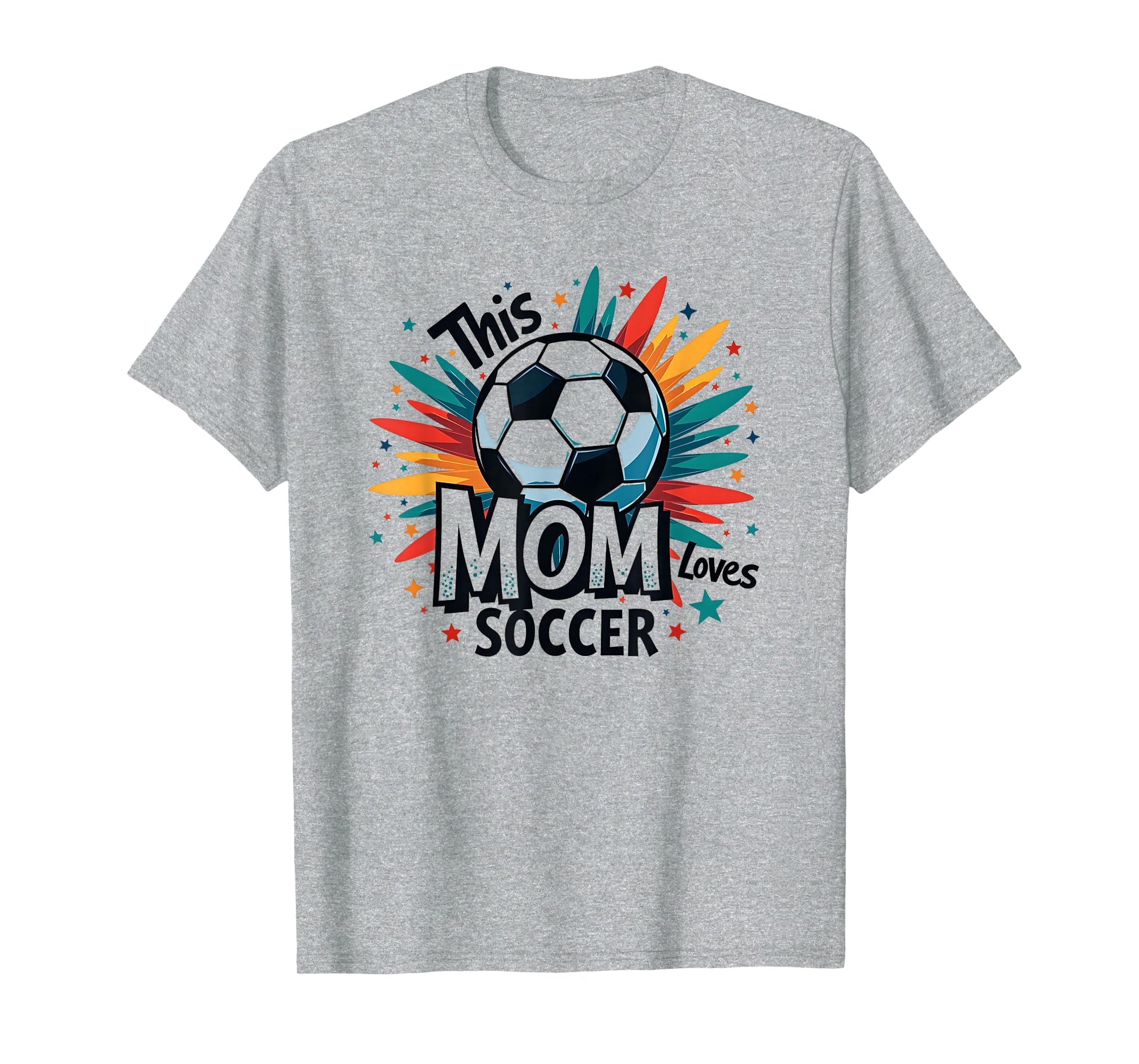 Football Shirts Mom Soccer Moms Love T-Shirt - Custom Art Print Men Women - T-Shirt, Sweatshirt, Hoodie