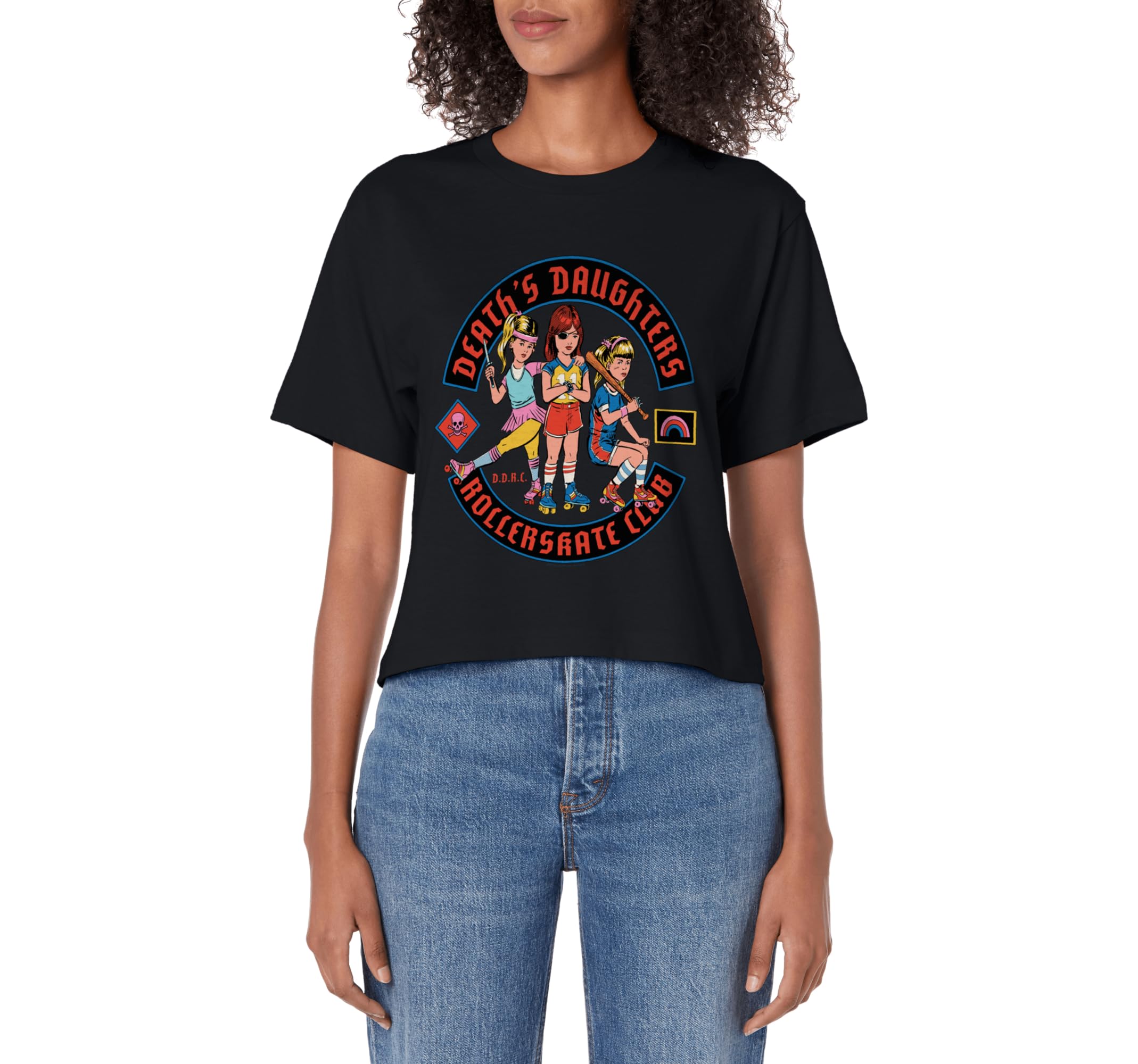 Death Daughters Rollerskate Club T-Shirt - Casual Everyday Wear Unisex - T-Shirt, Sweatshirt, Hoodie