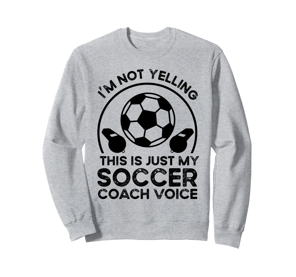 Soccer Coach Sweatshirt - Minimalist Print Men Women - T-Shirt, Sweatshirt, Hoodie