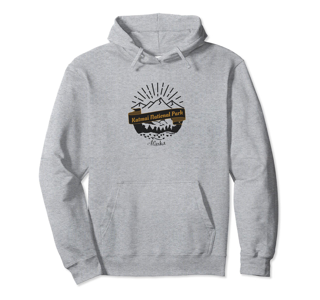 Katmai National Park Vacation Souvenir Hoodie - Trendy Graphic Unisex - T-Shirt, Sweatshirt, Hoodie